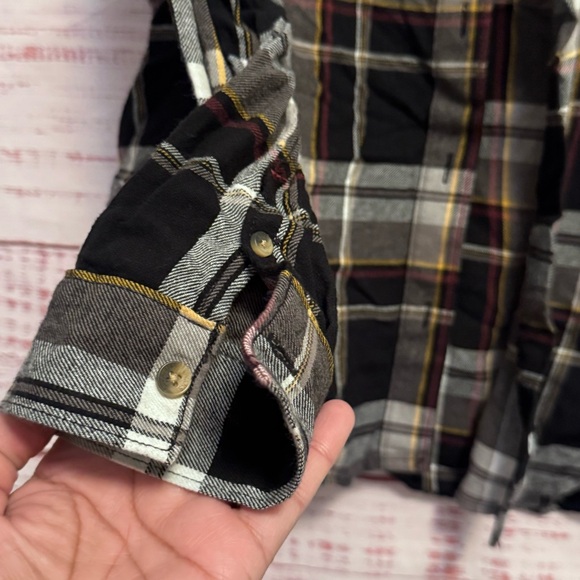 Van's Plaid Flannel Grunge Shirt - Picture 8 of 9